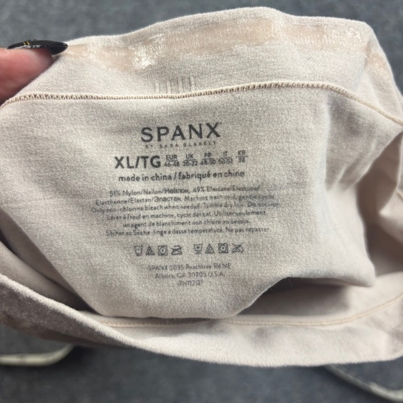 SPANX Women’s Sculpt Seamless Power High-Waisted Brief Soft Nude size: XL - Picture 3 of 6